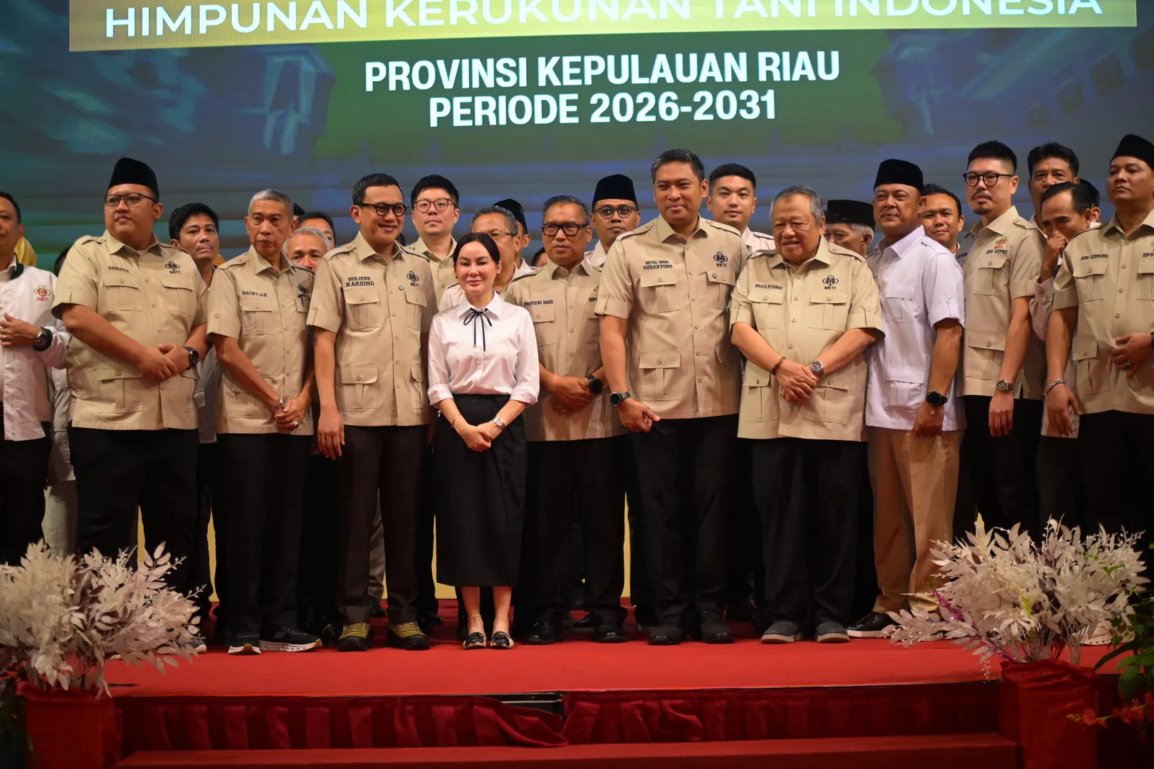 Konsolidasi Akbar & Foto Bersama Pengurus DPD HKTI Kepulauan Riau (2026–2031)